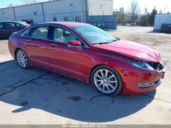  Salvage Lincoln MKZ Hybrid