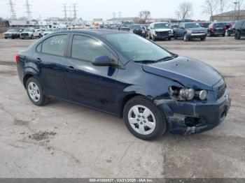  Salvage Chevrolet Sonic