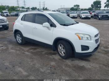  Salvage Chevrolet Trax