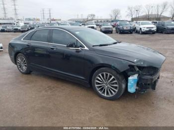  Salvage Lincoln MKZ Hybrid