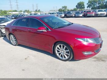  Salvage Lincoln MKZ Hybrid