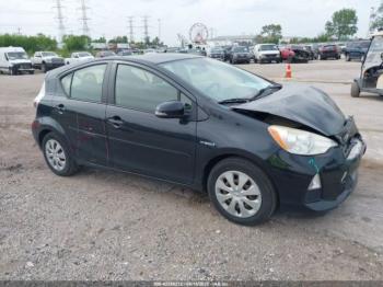  Salvage Toyota Prius c