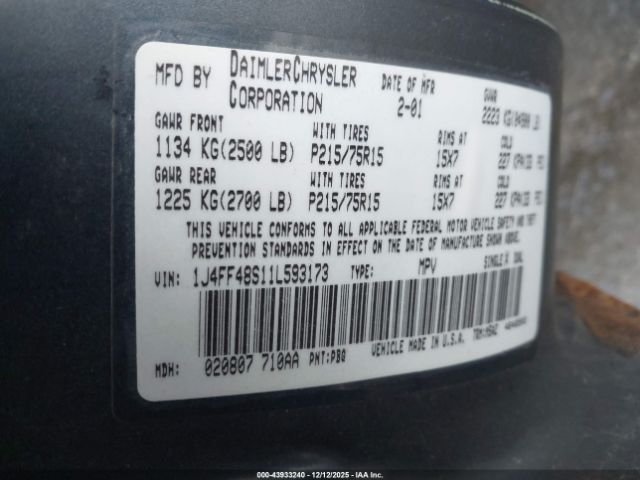 Jeep Cherokee Sport Image 3