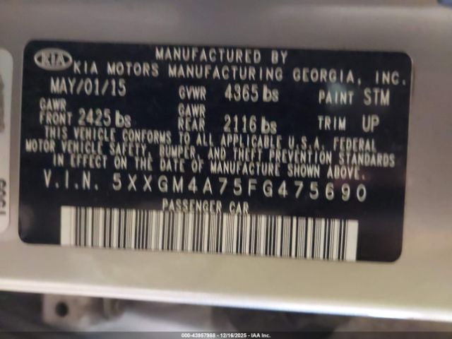 Kia Optima Lx Image 9