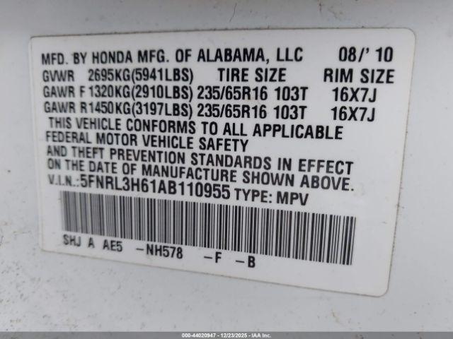 Honda Odyssey Ex-l Image 11