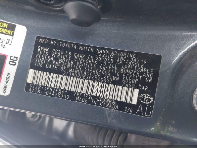 Toyota Corolla Le Image 8