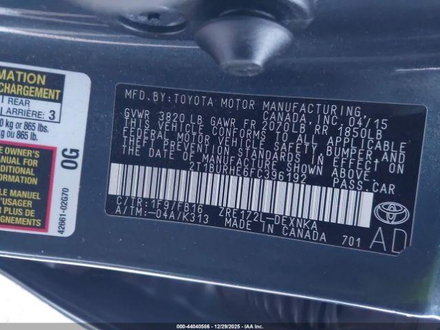 Toyota Corolla Le Image 2