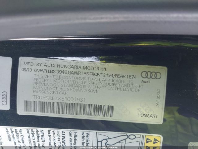 Audi TT 2.0t Image 13