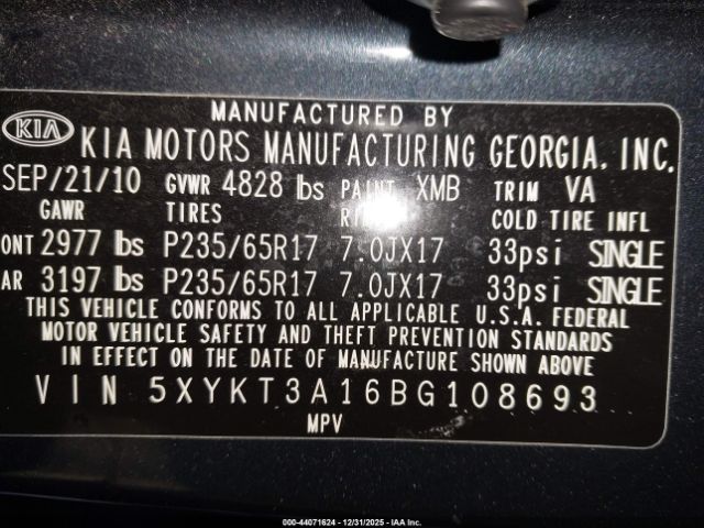 Kia Sorento Lx Image 13